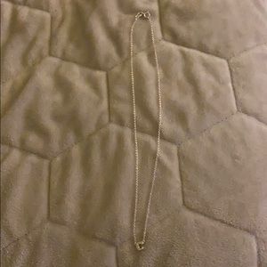 Liz Claiborne sterling silver “C” necklace